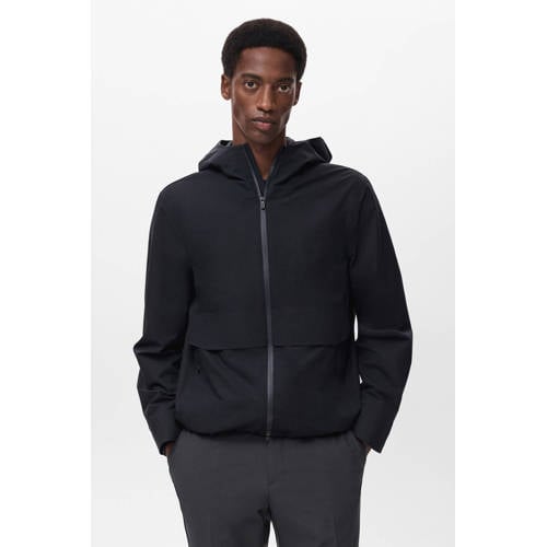 Mango Man tussenjas donkerblauw afbeelding