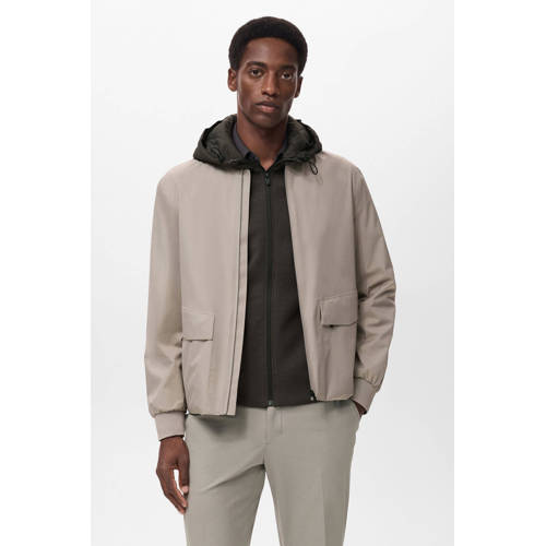 Mango Man bomberjack beige afbeelding
