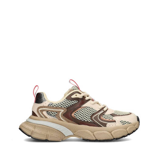 POSH by Poelman Lola chunky sneakers beige/bruin afbeelding