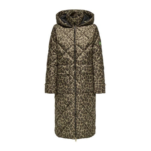 ONLY CARMAKOMA gewatteerde jas quilted bruin afbeelding