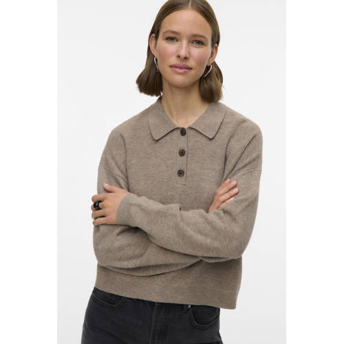 VERO MODA pullover lichtbruin afbeelding