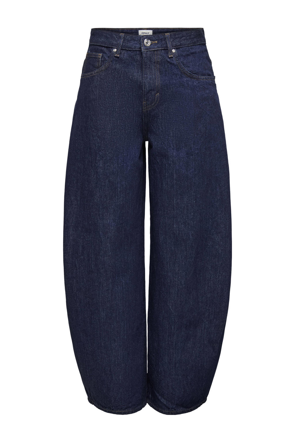 ONLY CARMAKOMA PLUS SIZE stoffen broek met achterzakken, model 'THEA' in donkerblauw online