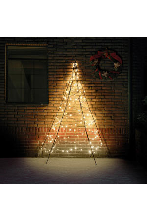 muurkerstboom 180LED warm wit (200 cm)