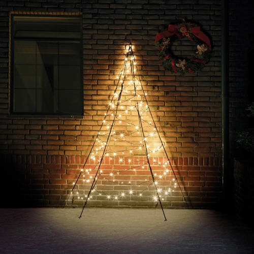 Fairybell muurkerstboom 180LED warm wit (200 cm) afbeelding