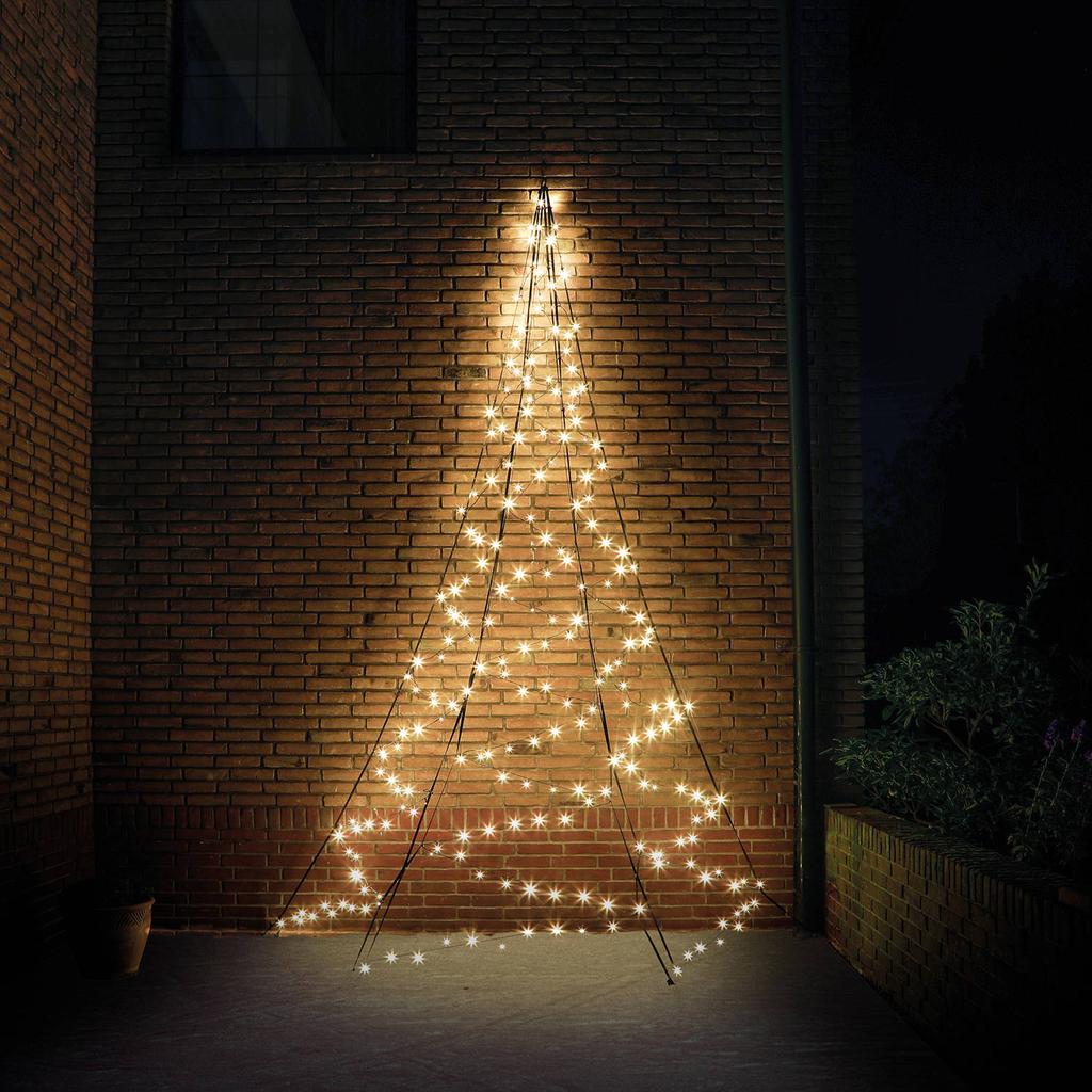 Fairybell muurkerstboom 240LED warm wit (400 cm)