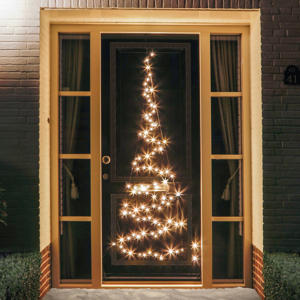 deurkerstboom 120LED warm wit (210 cm)