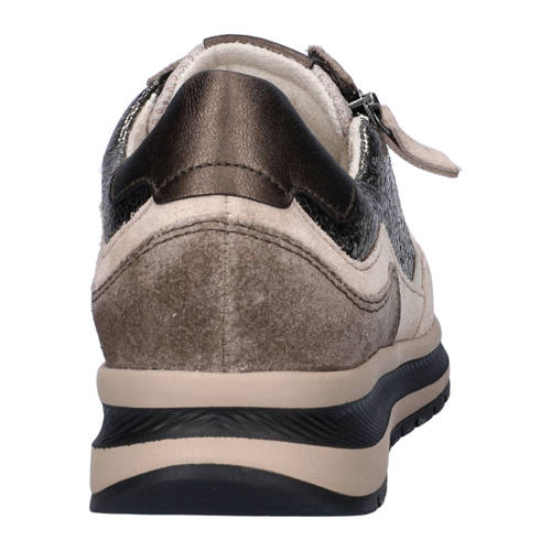 Gabor Comfort Optifit leren sneakers taupe/beige afbeelding