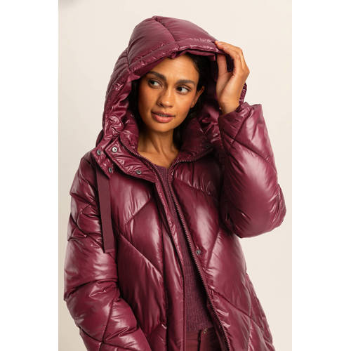 Expresso winterjas donkerrood afbeelding