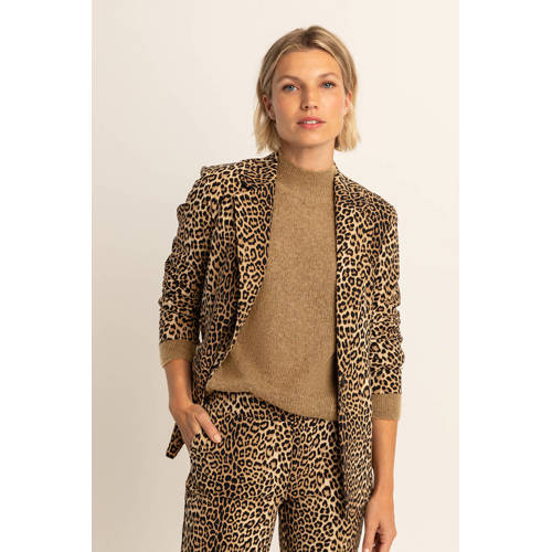 Expresso travelstof regular blazer beige afbeelding