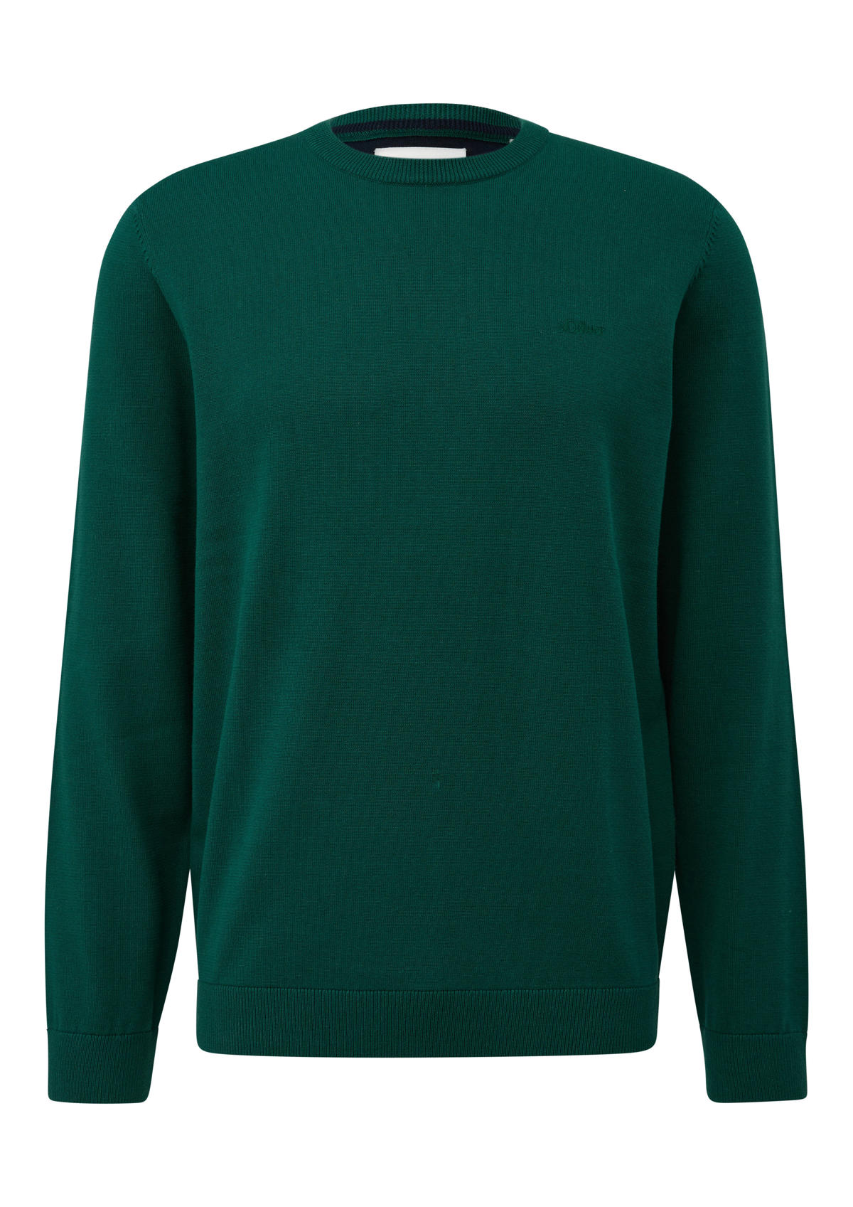 S. Oliver Katoenen Col Trui - Brown / Bruin | - Cotton Blues