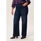 Miss Etam Plus wide leg jeans dark blue denim