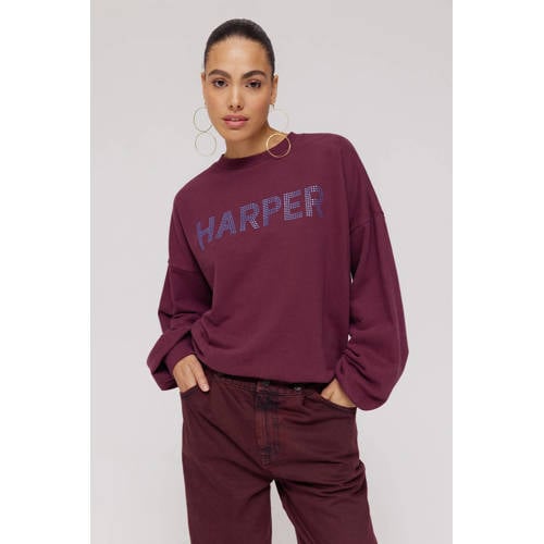 HARPER & YVE sweater donkerrood afbeelding