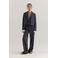 HARPER & YVE wide leg regular waist broek grijs