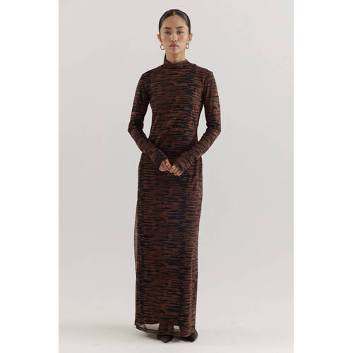 HARPER & YVE maxi jurk bruin afbeelding