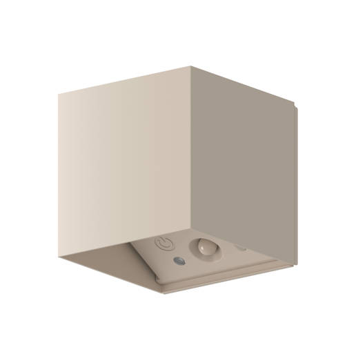 Calex Falerna Outdoor oplaadbare wandlamp - SMD - 150LM - 2700K - 5V - Dimbaar - Zand - 2-Pack afbeelding