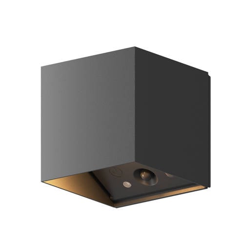Calex Falerna Outdoor oplaadbare wandlamp - SMD - 150LM - 2700K - 5V - Dimbaar - Zwart - 2-Pack afbeelding