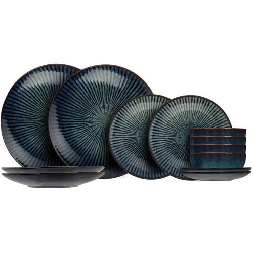 Cosy & Trendy Serviesset Atlantis Stripe 12-Delig / 4 Personen afbeelding