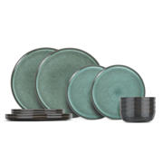 thumbnail: Cosy & Trendy Serviesset Lerida Meadow Groen 12-delig / 4 Personen - 4 dinerborden, 4 ontbijtborden en 4 kommen