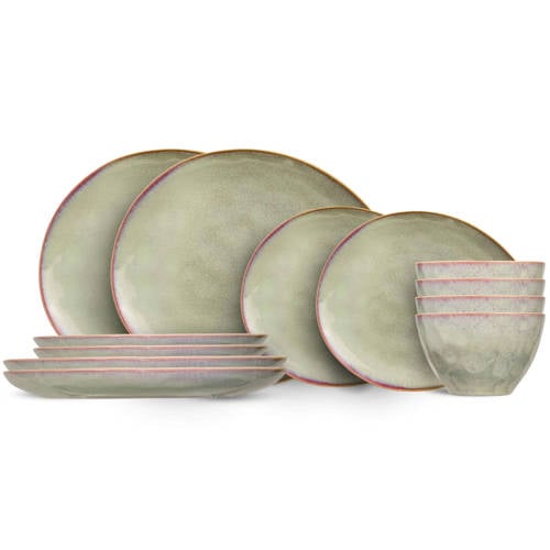 Cosy & Trendy Serviesset Trentino Organisch 12-Delig / 4 personen afbeelding