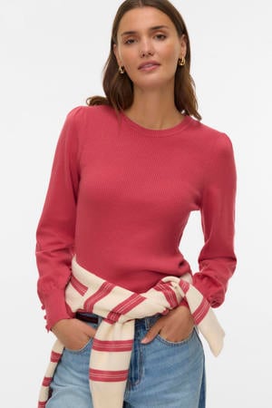trui roze gebreid