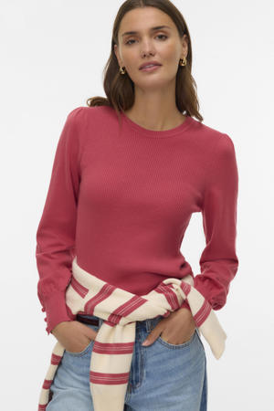 trui roze gebreid