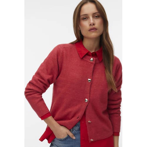 VERO MODA cardigan met wol gebreid afbeelding