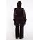 YOEK kanten blouse donkerbruin
