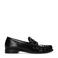 Sacha leren loafers met studs zwart