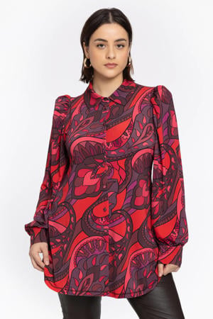 blouse rood