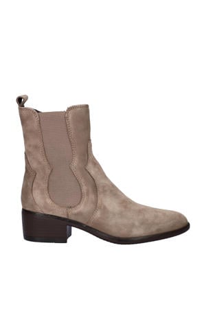 suède enkellaarzen taupe