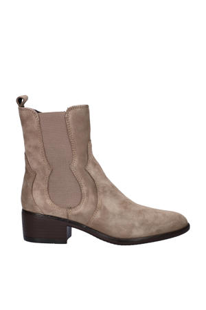 suède enkellaarzen taupe