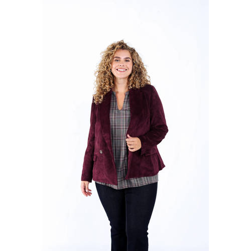 Paprika regular blazer donkerrood afbeelding