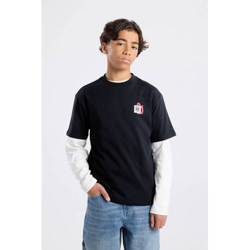 America Today T-shirt zwart afbeelding