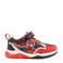 Spiderman sneakers met lichtjes rood/zwart