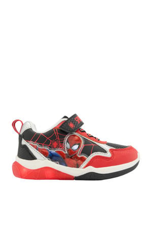 sneakers met lichtjes rood/zwart