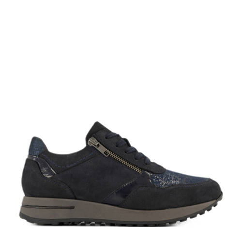 Medicus comfort suède sneakers donkerblauw afbeelding