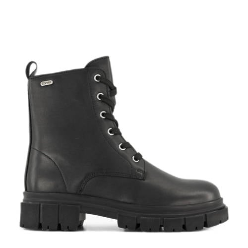 ESPRIT leren veterboots zwart afbeelding
