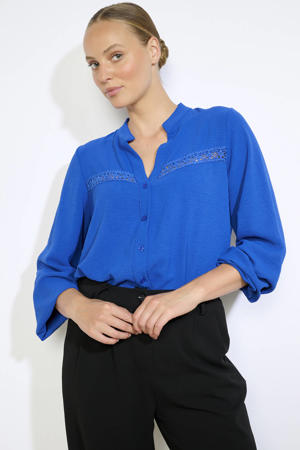 blouse blauw