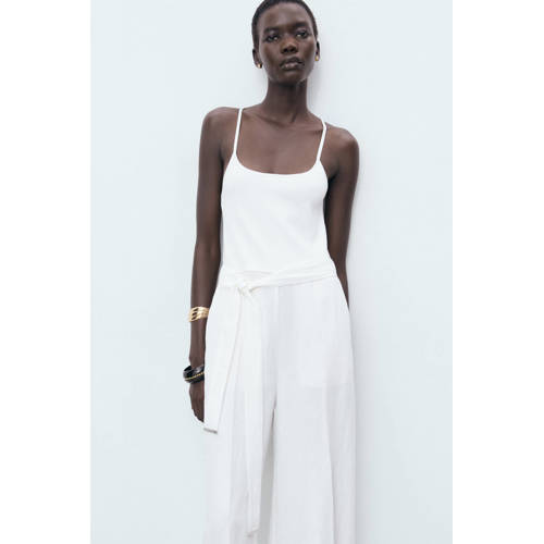 Mango jumpsuit wit afbeelding