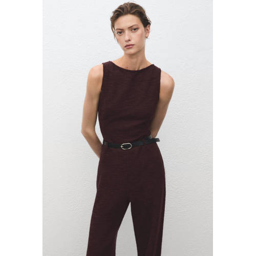 Mango jumpsuit donkerrood afbeelding