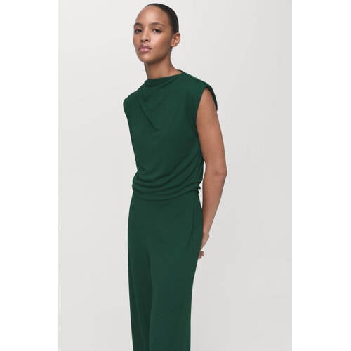 Mango jumpsuit donkergroen afbeelding
