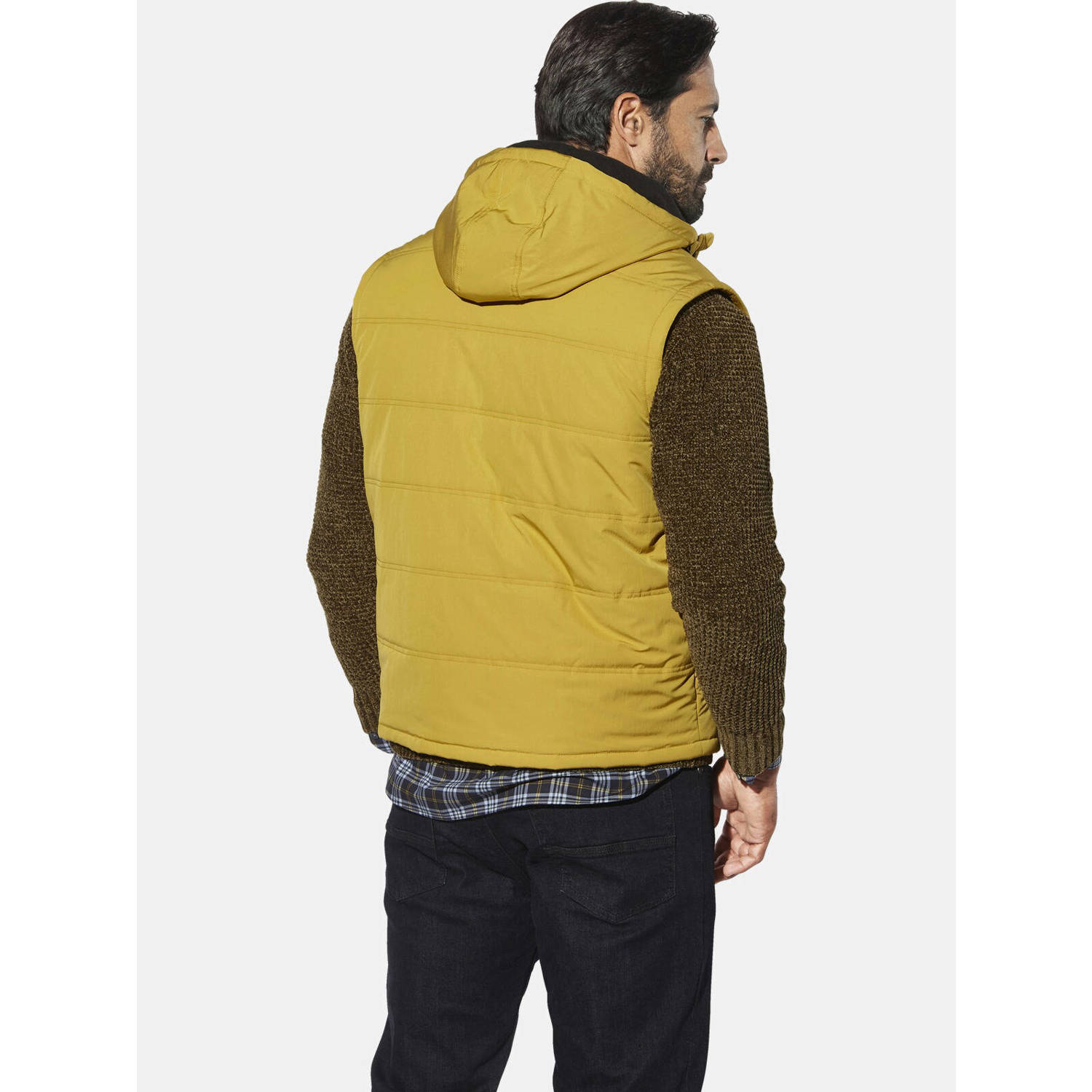 Jan Vanderstorm bodywarmer FJORDHEIM Plus Size olijfgroen