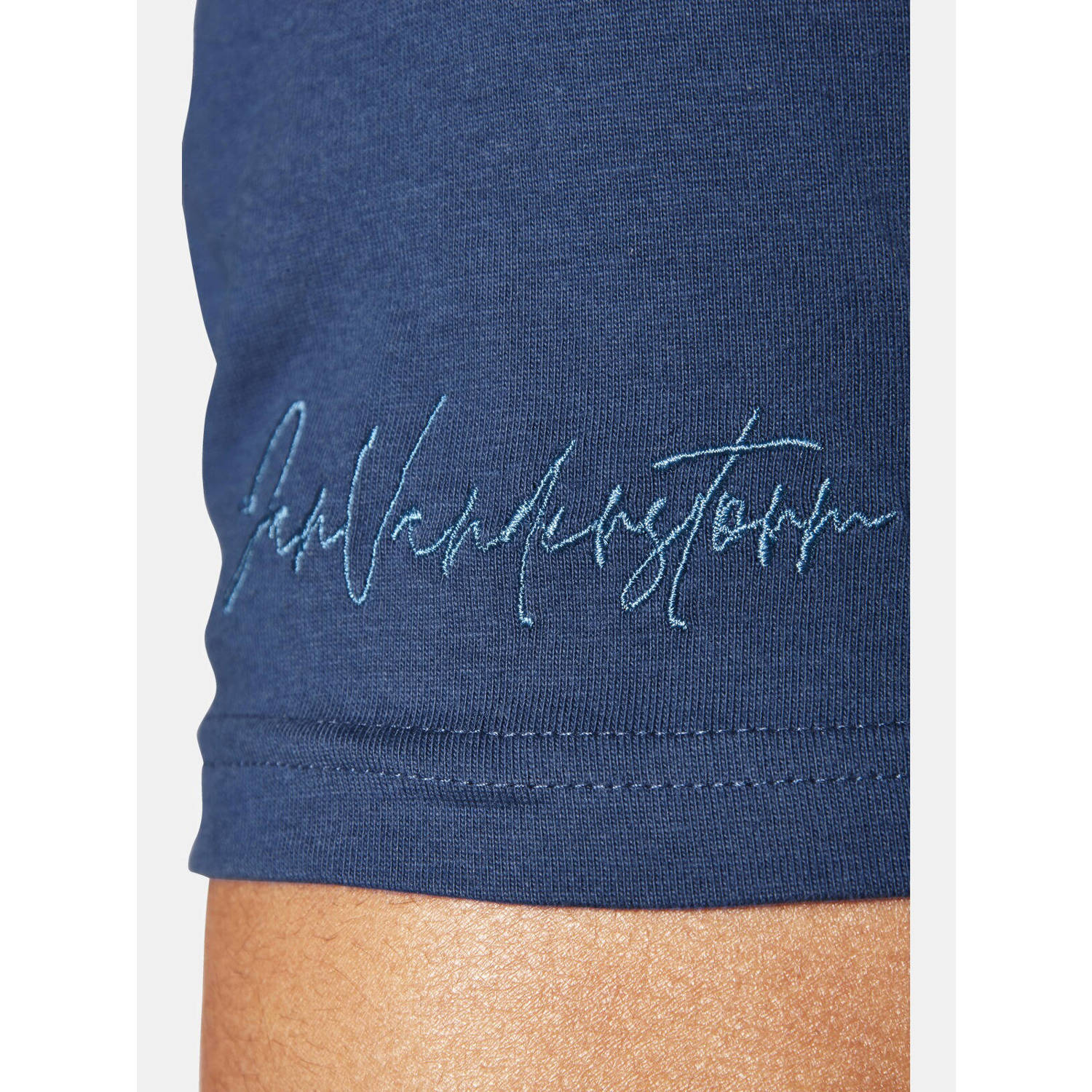 Jan Vanderstorm +FIT Collectie polo Plus Size LARSGAARD blauw
