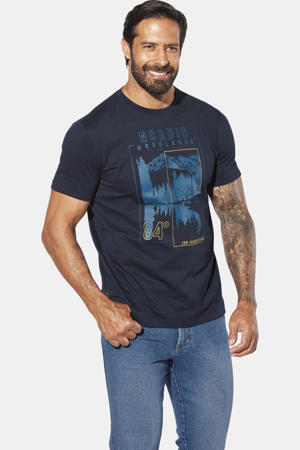 loose T-shirt MAGNUSVIK Plus Size blauw