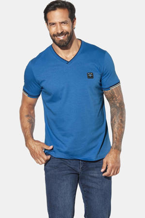loose T-shirt MORKBERG Plus Size blauw