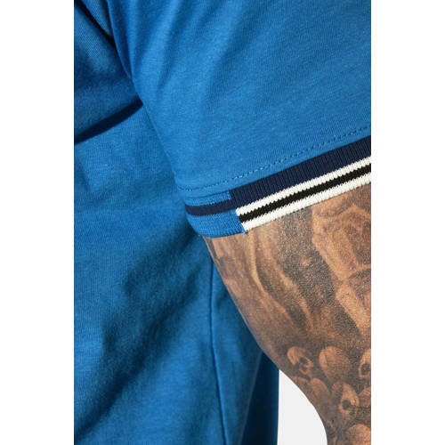 Jan Vanderstorm loose T-shirt MORKBERG Plus Size blauw afbeelding