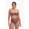 Cyell Design voorgevormde strapless bandeau bikinitop Wild Ginger donkerroze