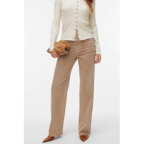 VERO MODA high waist wide leg jeans afbeelding