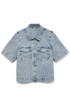 denim blouse medium blue denim