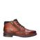 Bugatti leren veterboots cognac